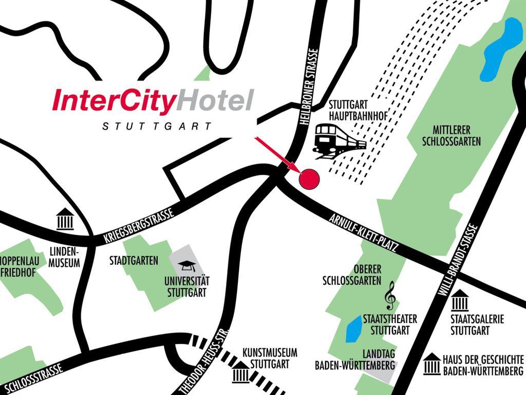 Intercityhotel Stuttgart Kültér fotó